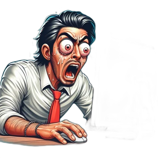 staff, face, comic book art, concept art, photorealistic, cartoon, man, suit transparent PNG cut-out