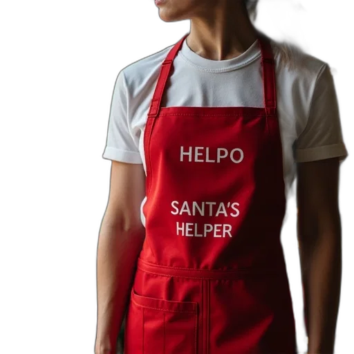 staff, dress, christmas, apron transparent PNG cut-out