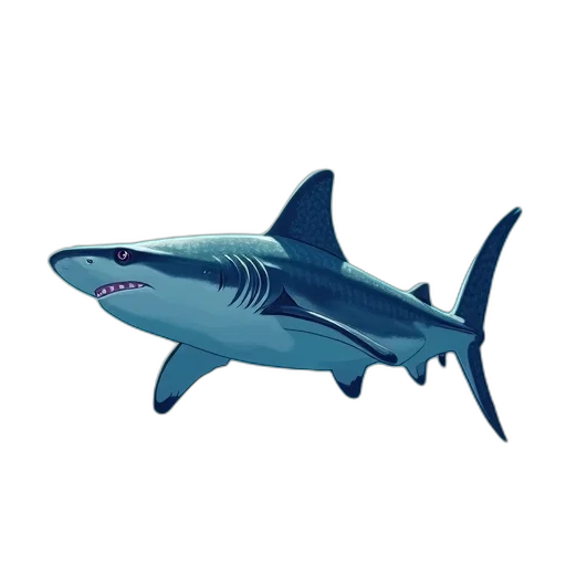 animal, 3d render, concept art, photorealistic, stylized, cartoon-like, image, hammerhead transparent PNG cut-out