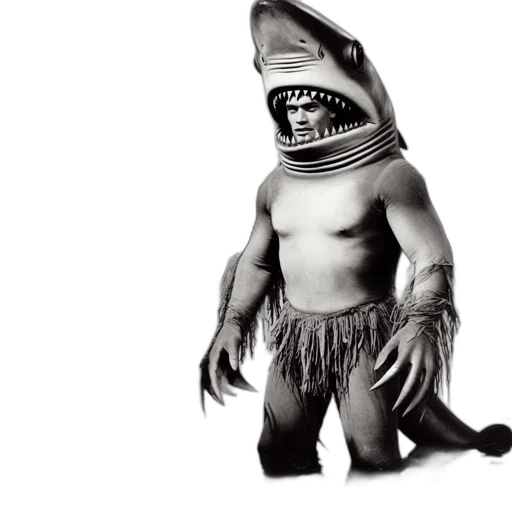 creature, animal, concept art, 3d render, photorealistic, comic book art, underwater, black transparent PNG cut-out
