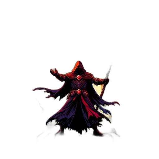 creature, staff, mask, crown, concept art, pixel art, 3d render, fantasy art transparent PNG cut-out