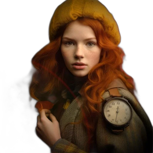 jacket, jewelry, face, hat, fantasy art, photorealistic, concept art, oil painting transparent PNG cut-out