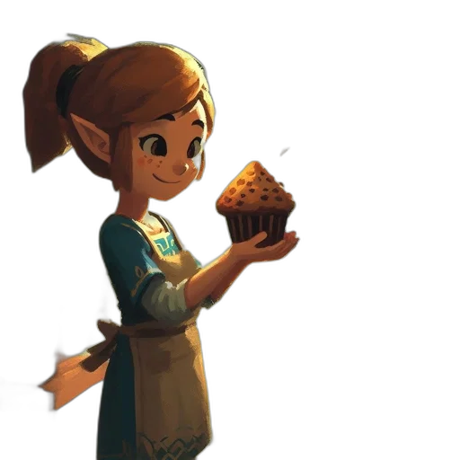 staff, food, weapon, face, concept art, fantasy art, pixel art, 3d render transparent PNG cut-out