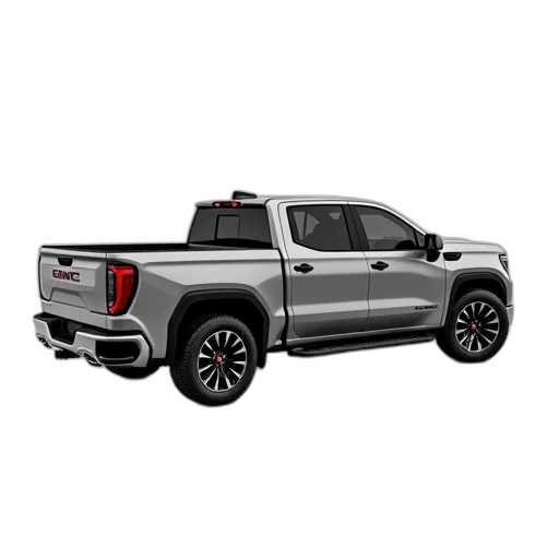 car, 3d render, photorealistic, modern, pickup, truck, sleek, design transparent PNG cut-out