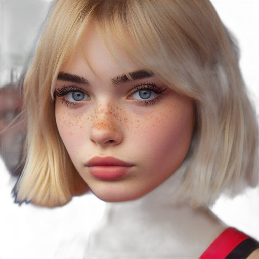 face, hair, mask, robot, photorealistic, 3d render, fantasy art, concept art transparent PNG cut-out