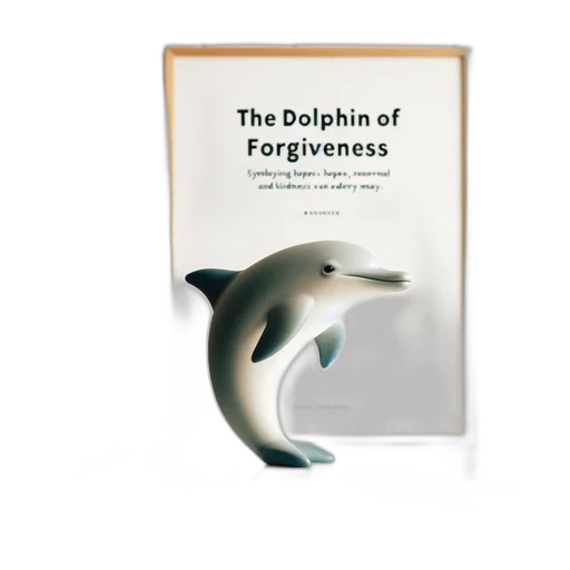interior, scene, features, dolphin, figurine, countertop, poster, reading transparent PNG cut-out