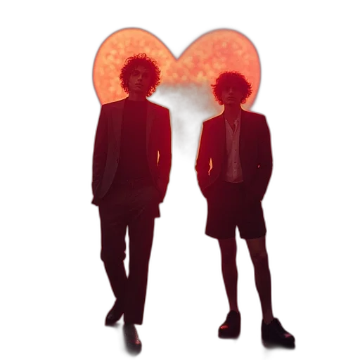 jacket, concept art, 3d render, red, flaming, lips, their, song transparent PNG cut-out