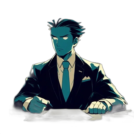mask, staff, jacket, creature, concept art, cartoon, anime, pixel art transparent PNG cut-out