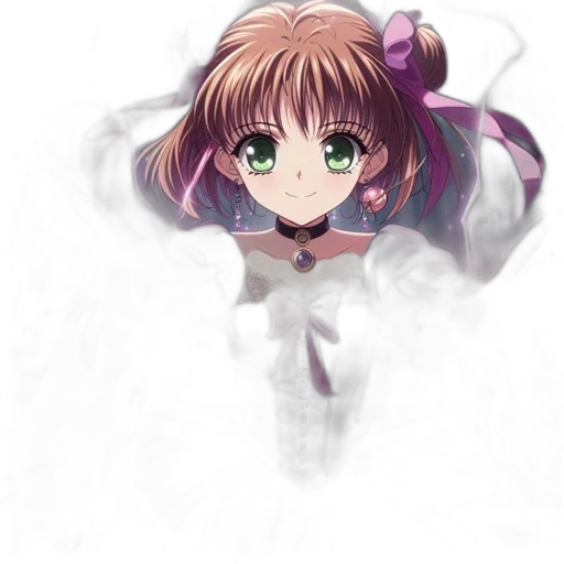 staff, weapon, creature, face, anime, pixel art, concept art, photorealistic transparent PNG cut-out