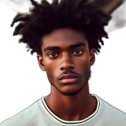 face, staff, hair, jacket, photorealistic, concept art, anime, cartoon transparent PNG cut-out