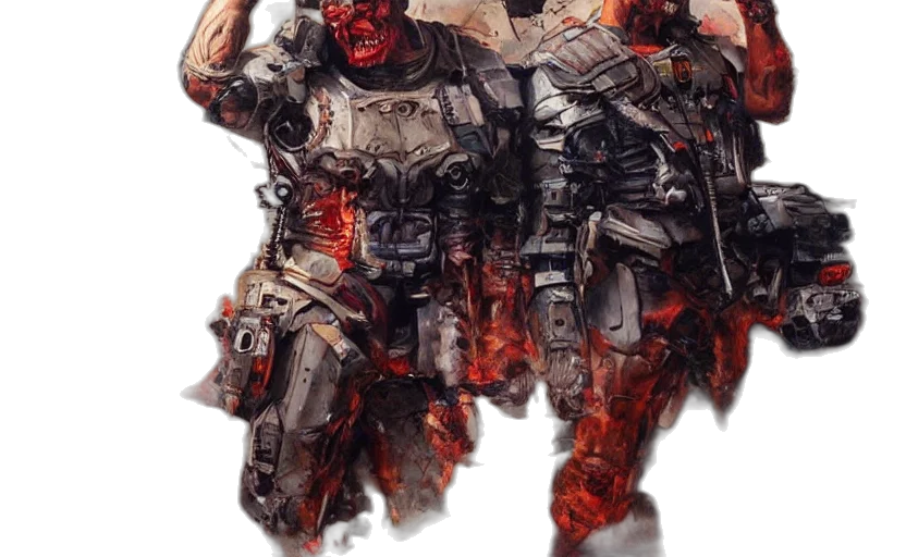 face, weapon, concept art, fantasy art transparent PNG cut-out