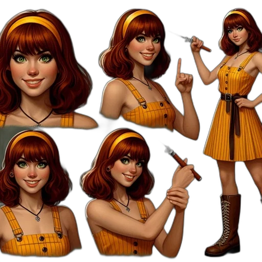 dress, concept art, comic book art, fantasy art, 3d render, golden, illustrations, feature transparent PNG cut-out