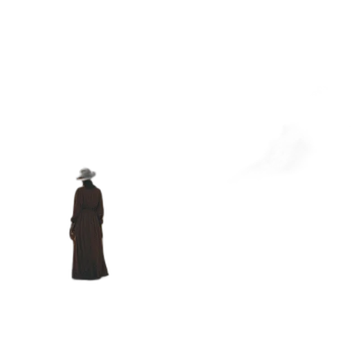 hat, staff, jacket, sword transparent PNG cut-out