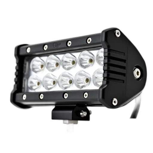 white, led, light, bar, black, bezel, mounted, bracket transparent PNG cut-out