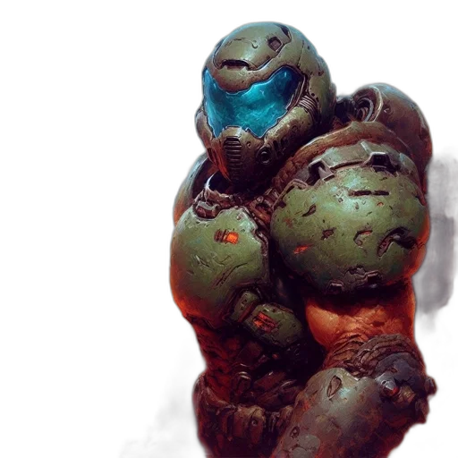 robot, creature, concept art, 3d render, photorealistic, watercolor, outer space, armored transparent PNG cut-out