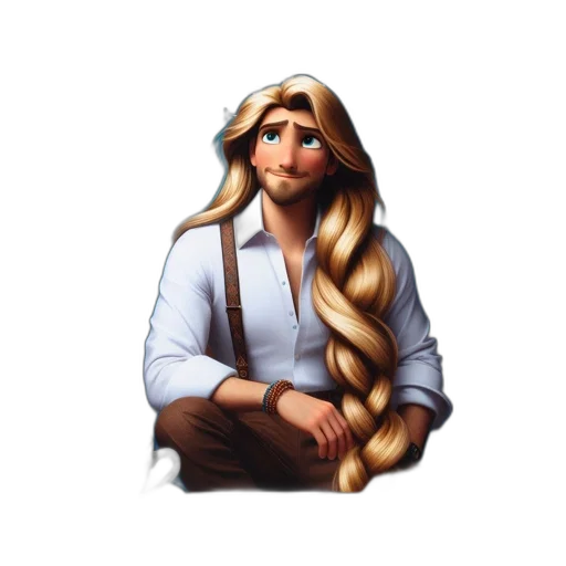 hair, crown, fantasy art, cartoon, pixel art, concept art, animated, figure transparent PNG cut-out