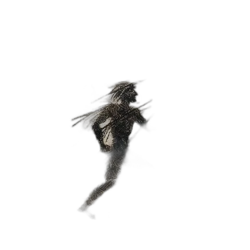 hair, dragon, creature, animal, photorealistic, concept art, 3d render, underwater transparent PNG cut-out