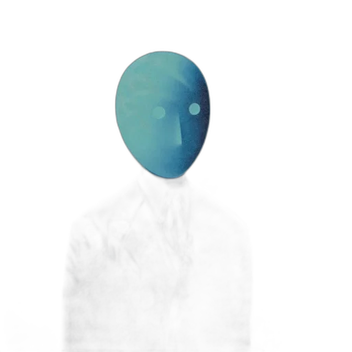 mask, face, robot, creature, concept art, 3d render, vaporwave, photorealistic transparent PNG cut-out