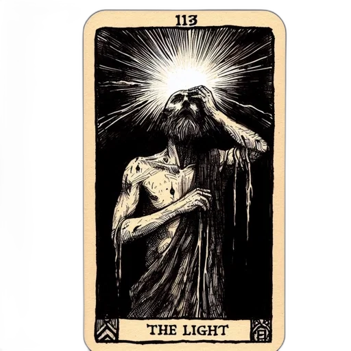 illustrative, rendition, tarot, card, 113, portrays, distressed, male transparent PNG cut-out