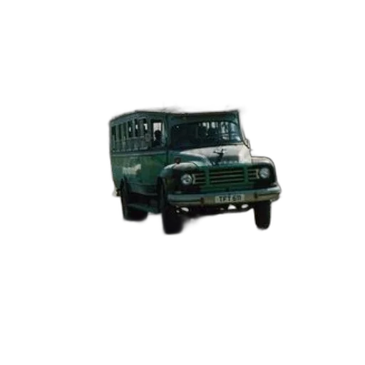 car, furniture, 3d render, photorealistic, green, bus, license, plate transparent PNG cut-out