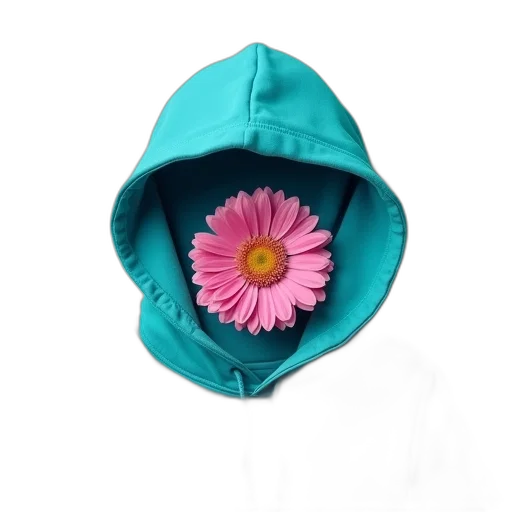 flower, hat, jacket, jewelry transparent PNG cut-out