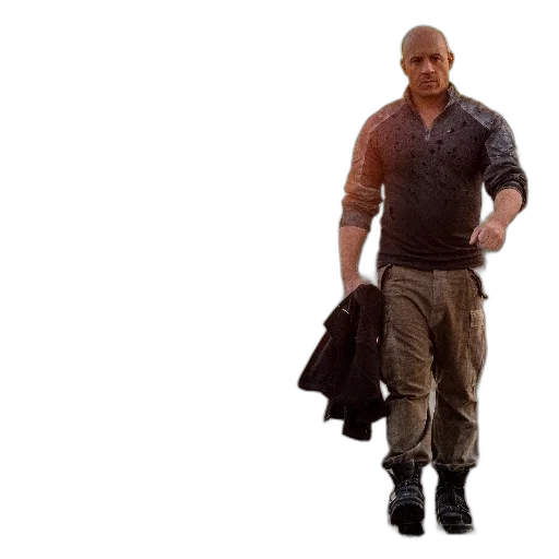 jacket, creature, staff, animal, 3d render, concept art, photorealistic, outer space transparent PNG cut-out