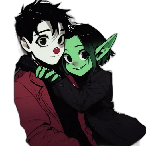 mask, comic book art, concept art, cartoon, pixel art, green, dark, two transparent PNG cut-out