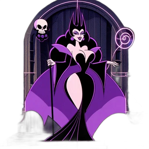 dress, crown, jewelry, concept art, fantasy art, pixel art, cartoon, dark transparent PNG cut-out