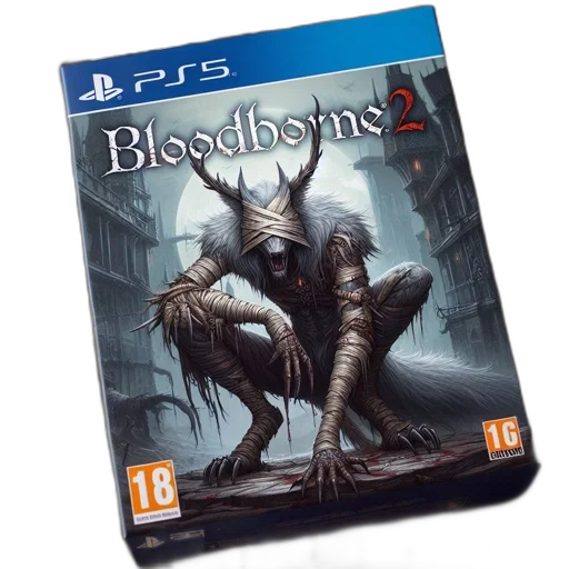 concept art, box, art, bloodborne, rated, ps5, game, china transparent PNG cut-out