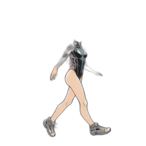 robot, creature, dress, animal, concept art, 3d render, pixel art, vaporwave transparent PNG cut-out