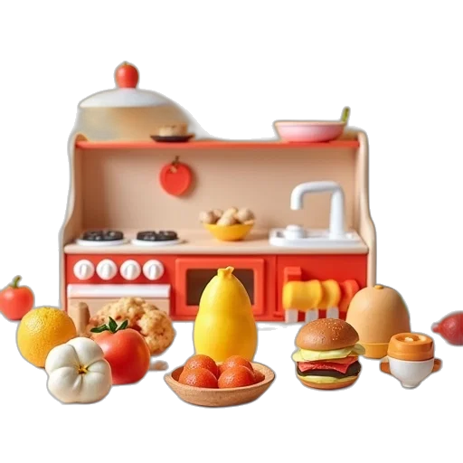 food, furniture, 3d render, concept art transparent PNG cut-out