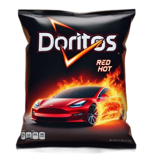 car, food, dragon, photorealistic, 3d render, vaporwave, fire, red transparent PNG cut-out