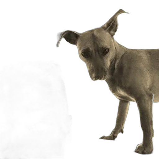 animal, staff, creature, 3d render, photorealistic, concept art, sepia-toned, photo transparent PNG cut-out