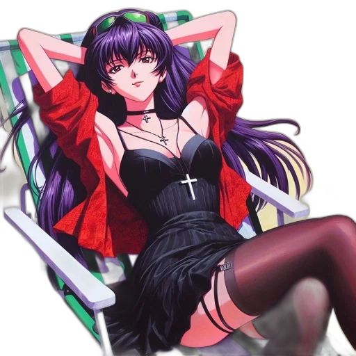 furniture, dress, jacket, vaporwave, anime, cyberpunk, pixel art, neon lights transparent PNG cut-out