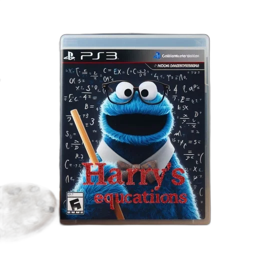 3d render, concept art, snow, blue, furry, character, resembling, cookie transparent PNG cut-out