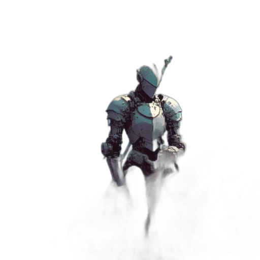 sword, robot, weapon, dragon, concept art, fantasy art, pixel art, comic book art transparent PNG cut-out