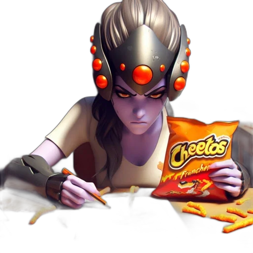 food, creature, weapon, concept art, cyberpunk, 3d render, photorealistic, animated transparent PNG cut-out