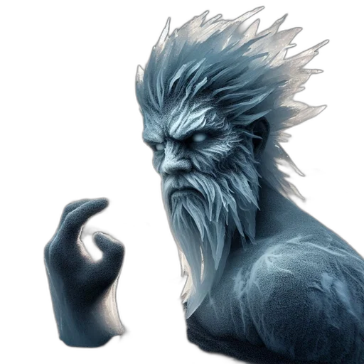 creature, face, hair, mask, concept art, fantasy art, 3d render, photorealistic transparent PNG cut-out