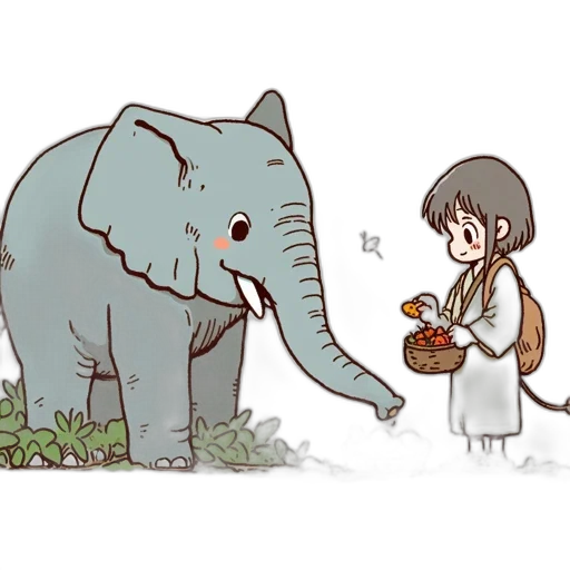 animal, food, creature, concept art, anime, watercolor, fantasy art, forest transparent PNG cut-out