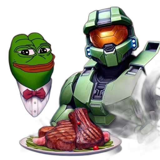 food, robot, weapon, creature, pixel art, concept art, 3d render, photorealistic transparent PNG cut-out