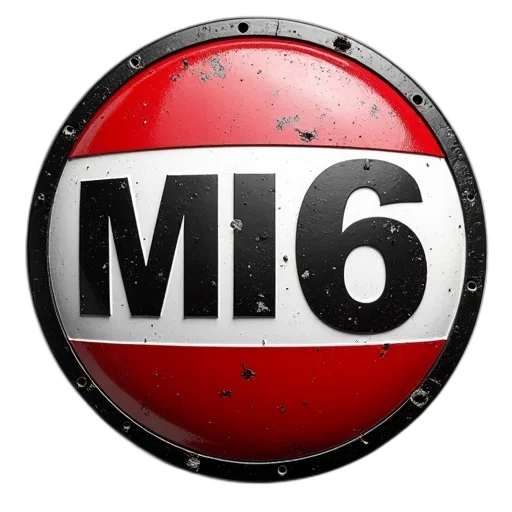 3d render, stylized, red, white, circular, badge, black, border transparent PNG cut-out