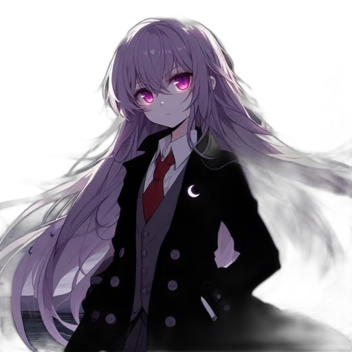 staff, jacket, creature, mask, anime, pixel art, concept art, fantasy art transparent PNG cut-out