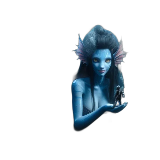 creature, mask, staff, jewelry, concept art, fantasy art, pixel art, 3d render transparent PNG cut-out