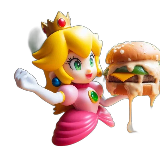 food, crown, weapon, dress, 3d render, concept art, pixel art, photorealistic transparent PNG cut-out