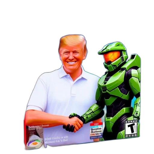 robot, weapon, animal, pixel art, concept art, 3d render, vaporwave, parody transparent PNG cut-out