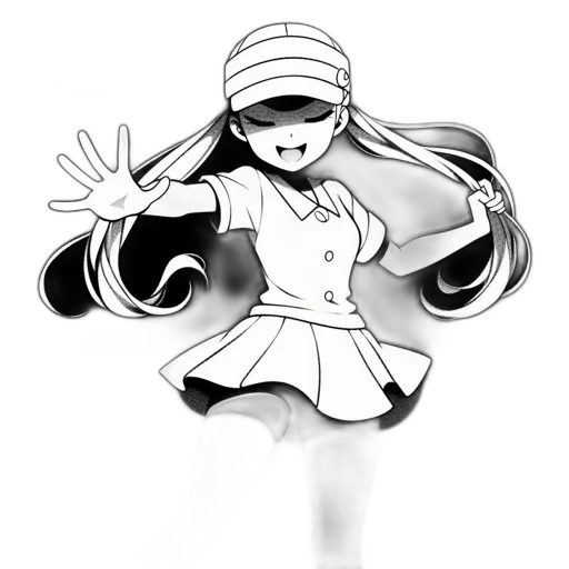 staff, mask, hat, robot, anime, cartoon, concept art, 3d render transparent PNG cut-out