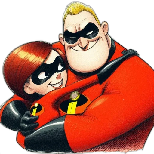 jacket, comic book art, cartoon, concept art, two, animated, characters, young transparent PNG cut-out