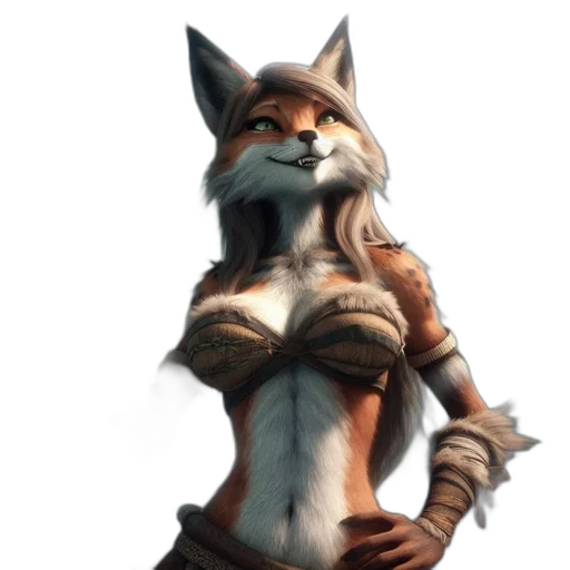 staff, animal, mask, creature, concept art, fantasy art, 3d render, watercolor transparent PNG cut-out