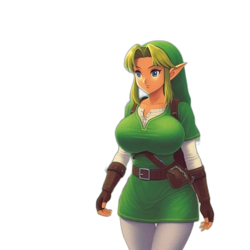 dress, staff, weapon, pixel art, concept art, 3d render, fantasy art, green transparent PNG cut-out