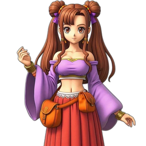 staff, dress, jewelry, weapon, anime, concept art, fantasy art, pixel art transparent PNG cut-out